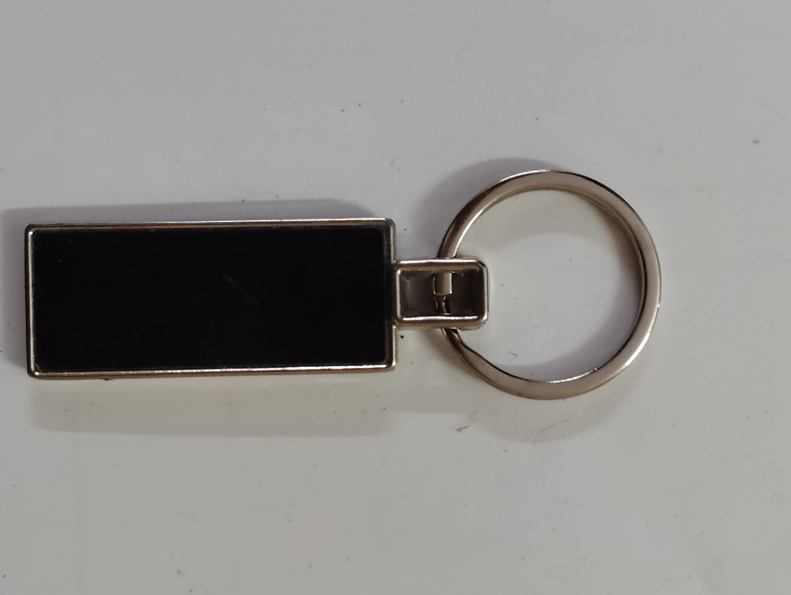 Metal Rectangle Keychain