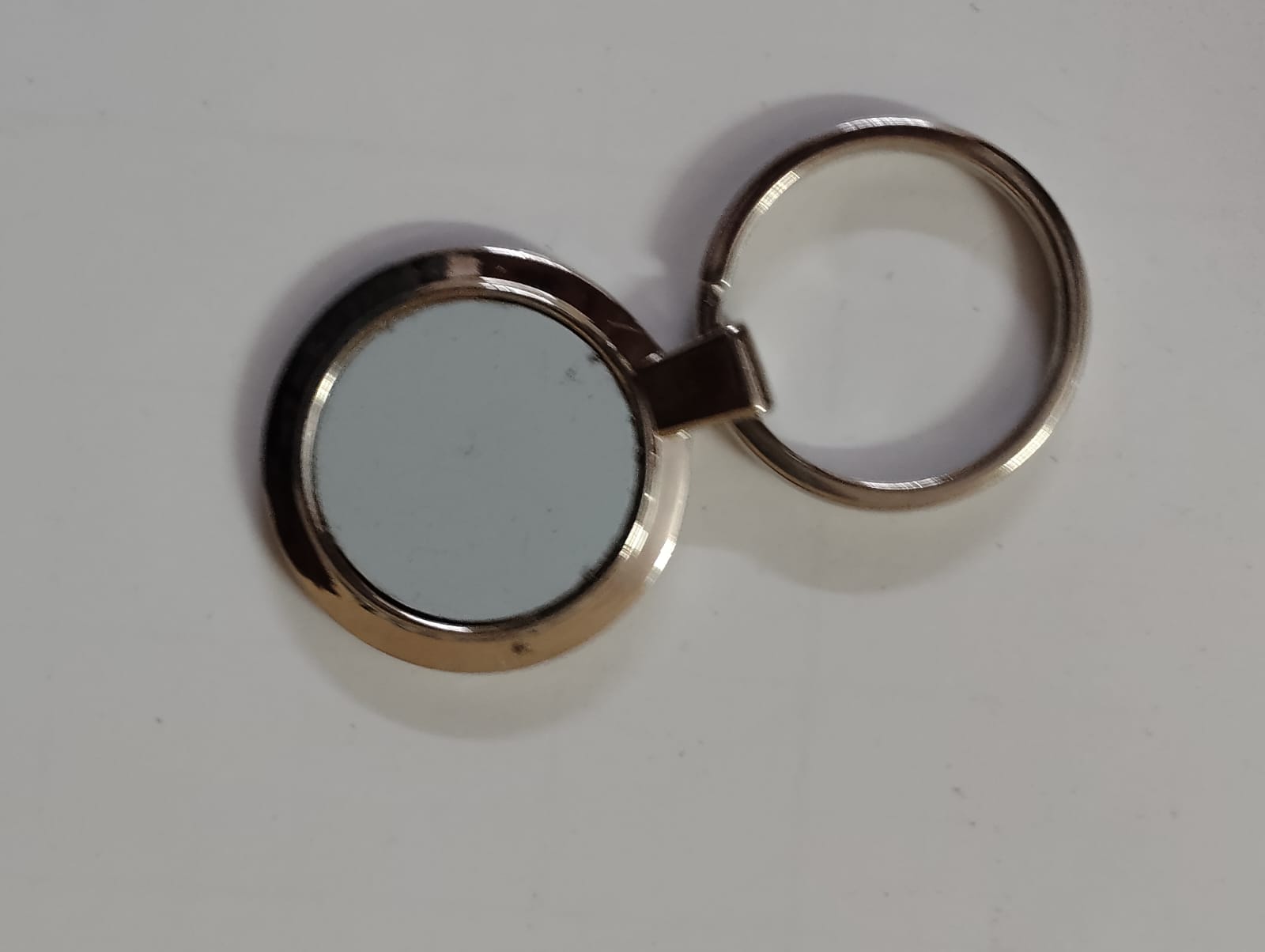Round Metal Keychain
