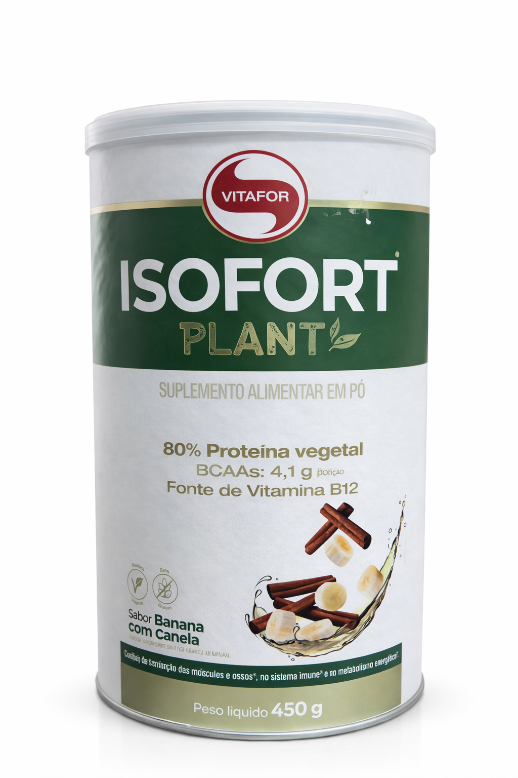 ISOFORT Plant Banana com Canela