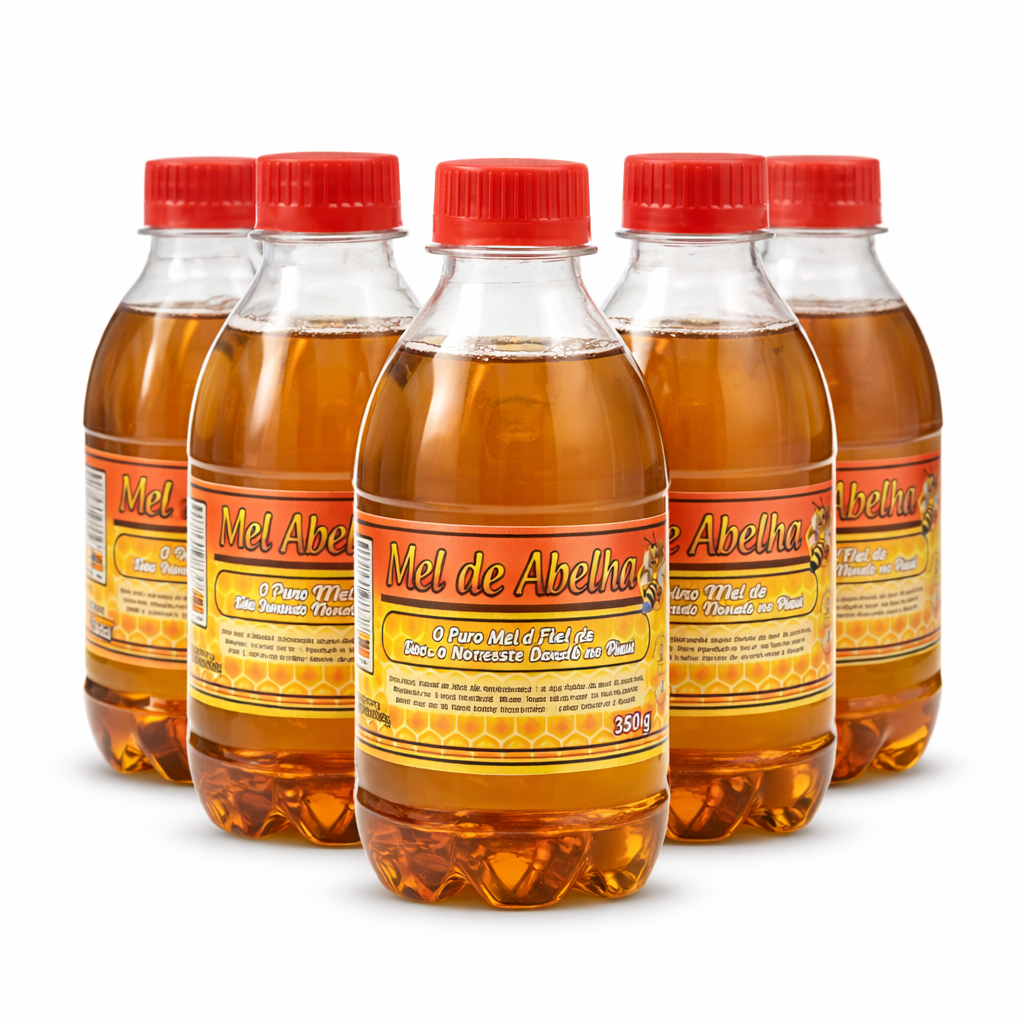 kit 5 Mel de Abelha 350g