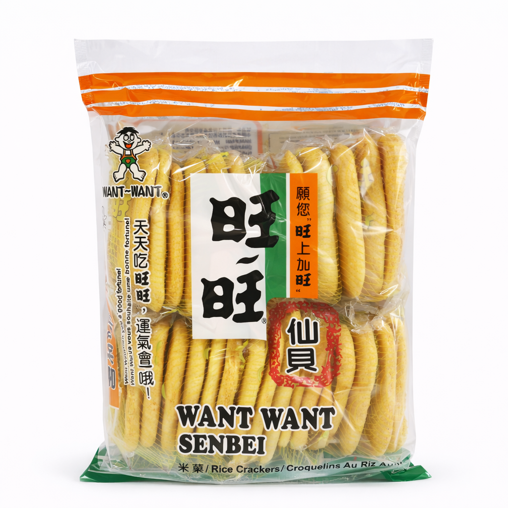 Biscoito de Arroz Want Want Senbei