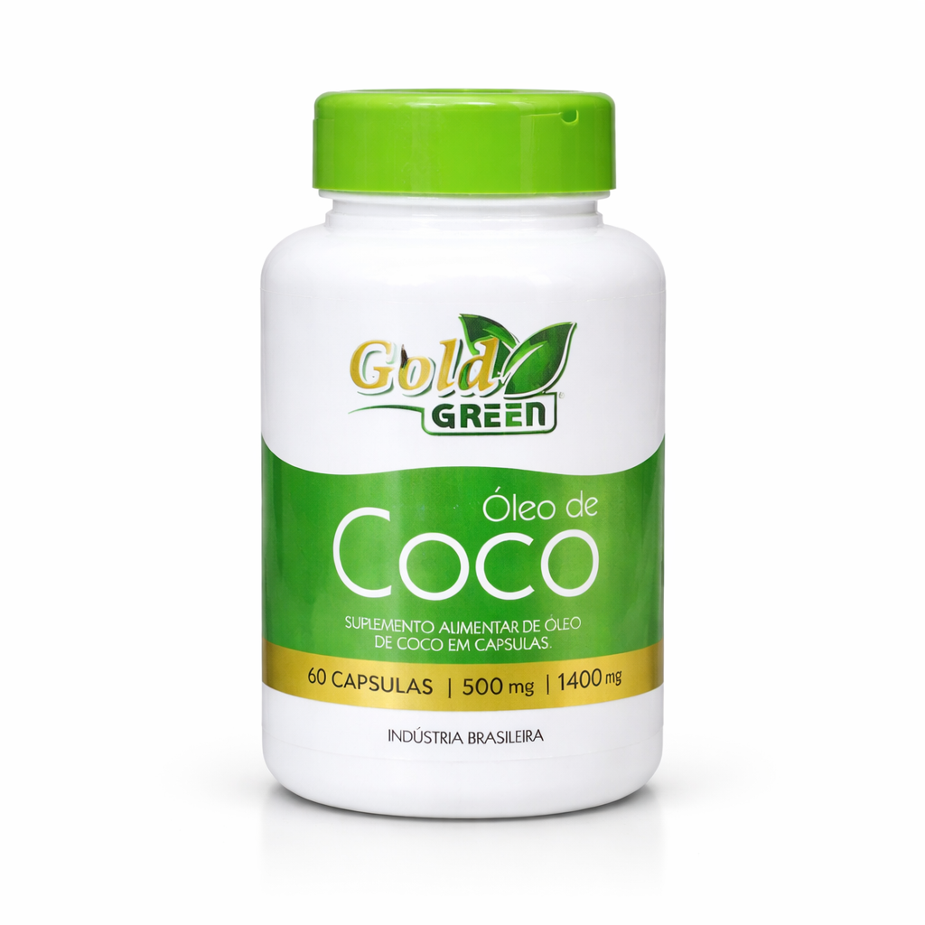 Óleo de Coco Gold Green 60 cápsulas