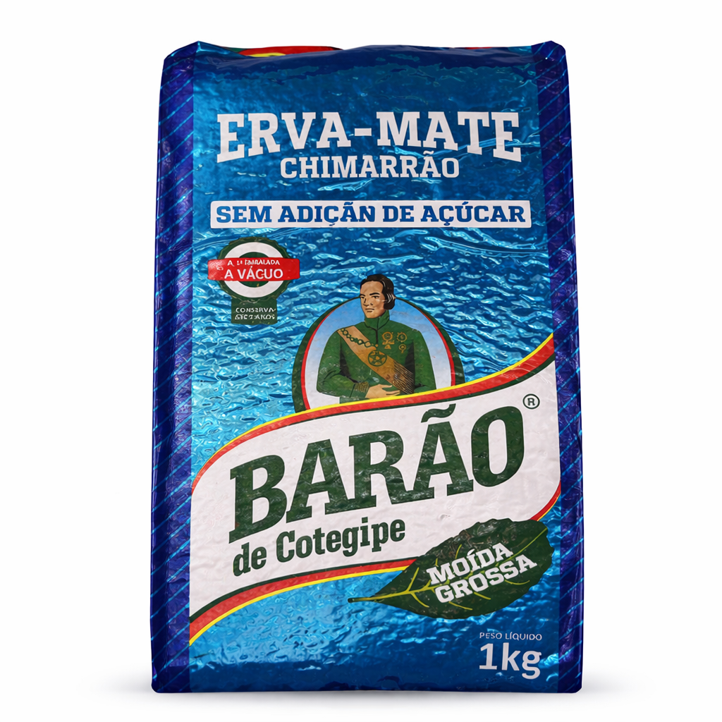 Erva-Mate Chimarrão Barão Moída Grossa 1kg
