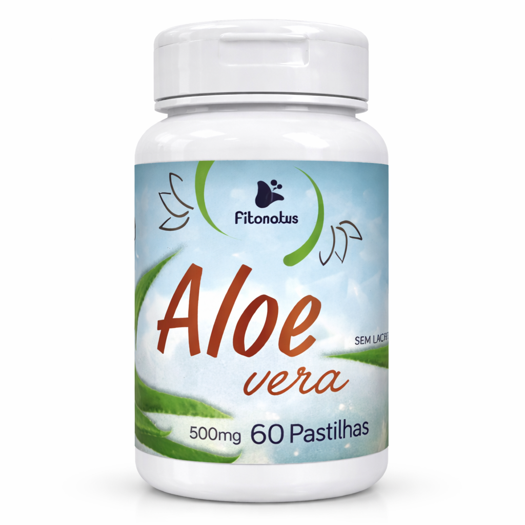 Aloe Vera 500mg 60 Pastilhas