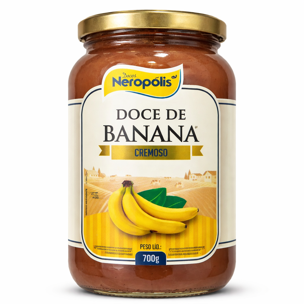 Doce de Banana Cremoso 700g
