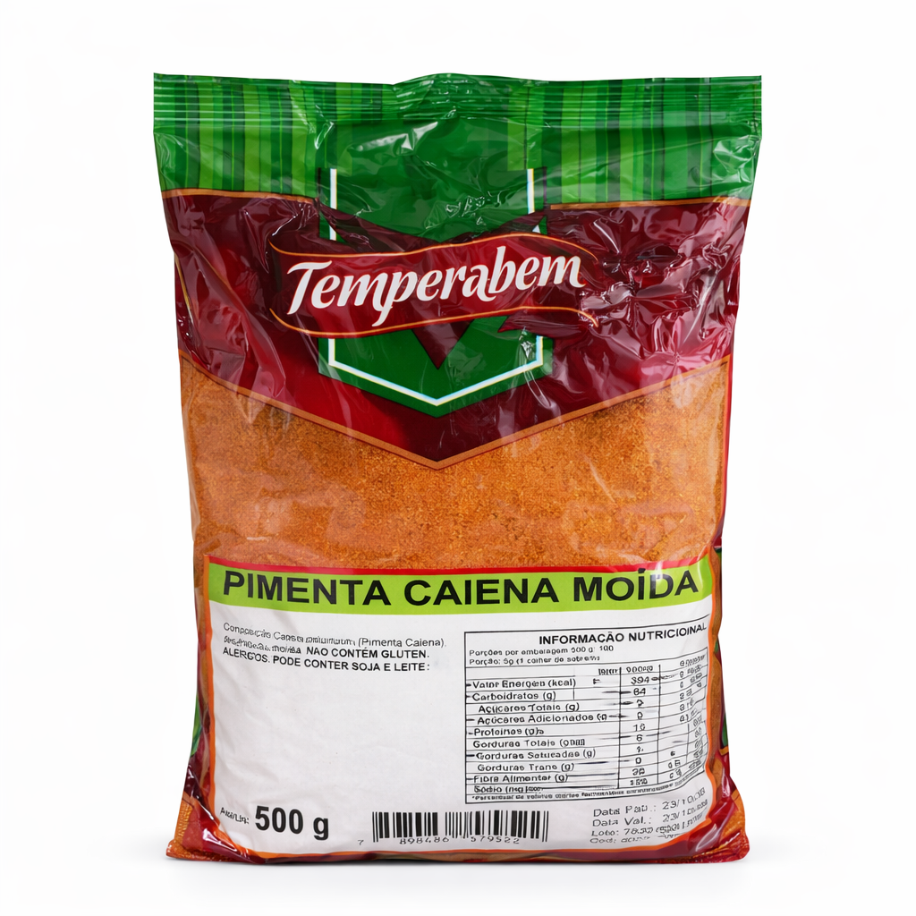 Pimenta Caiena Moída Temperabem 500g