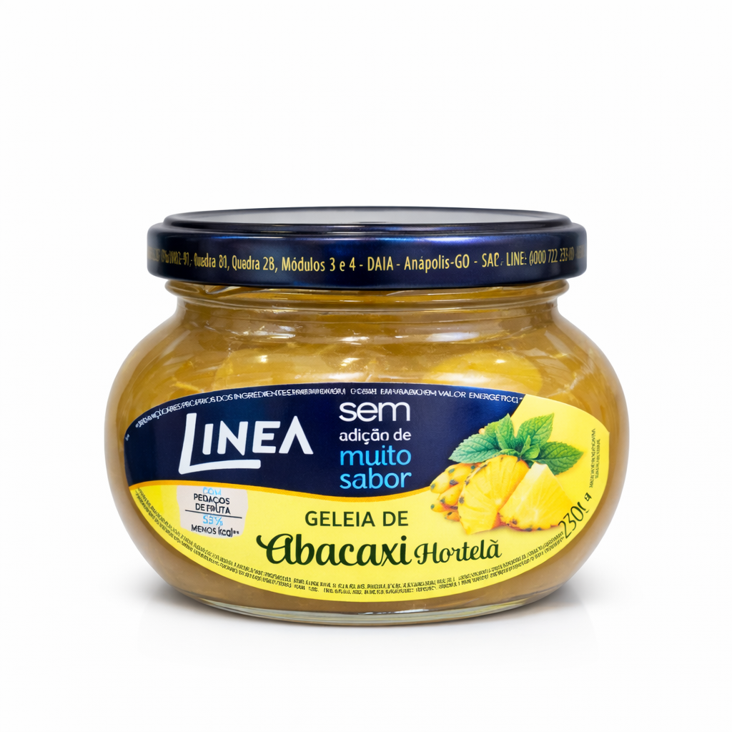 Geleia de Abacaxi com Hortelã Linea
