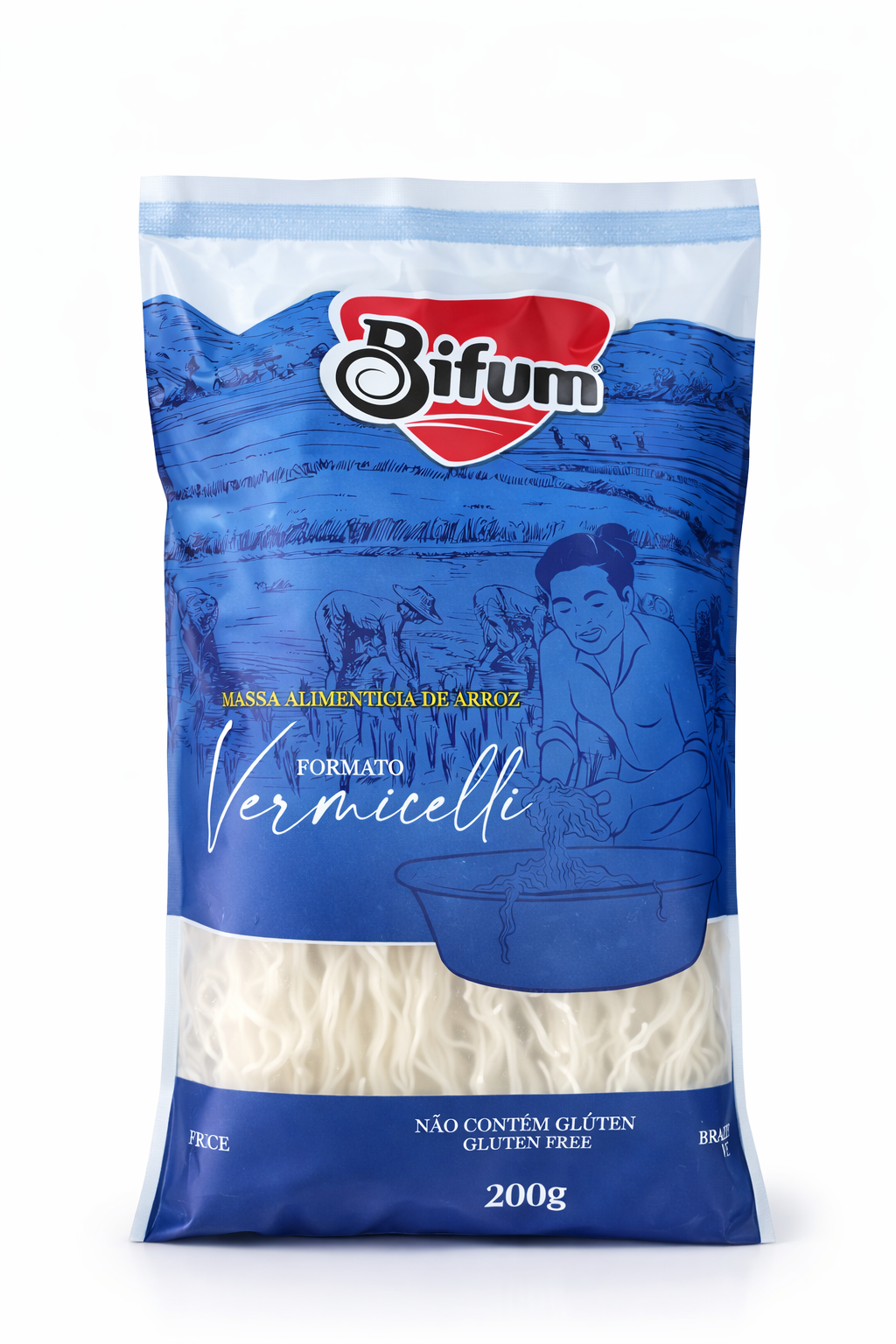 Massa Alimentícia de Arroz Vermicelli Bifum
