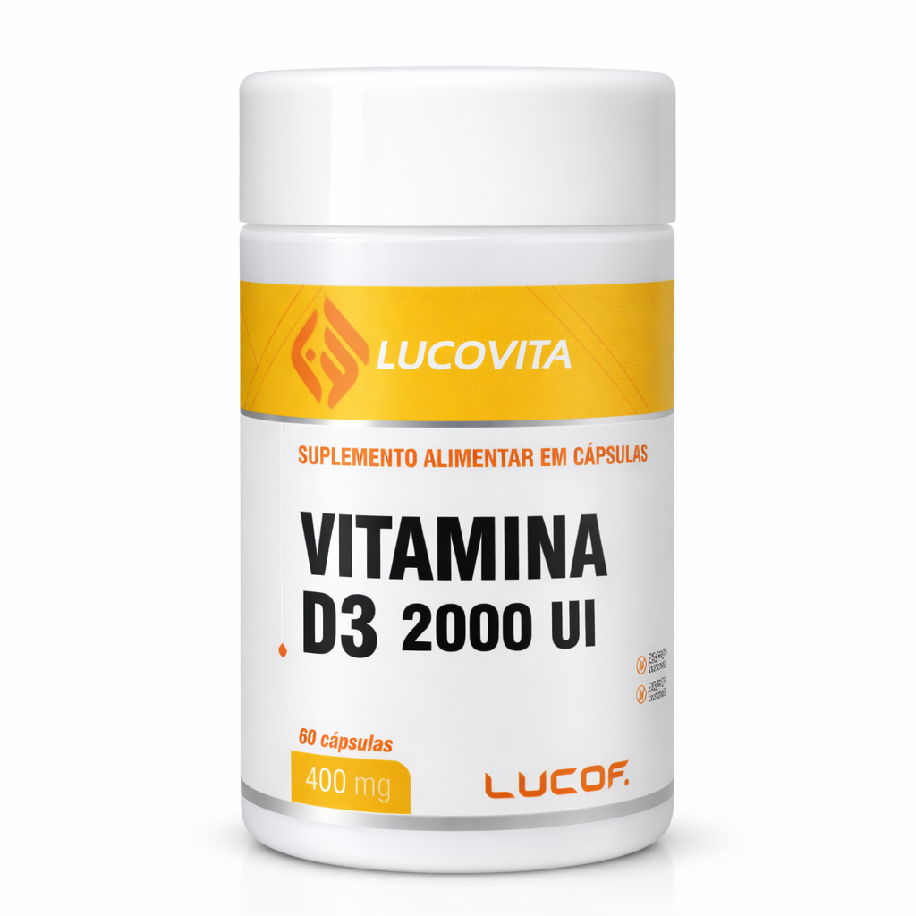 Vitamina D3 2000 UI 60 cápsulas