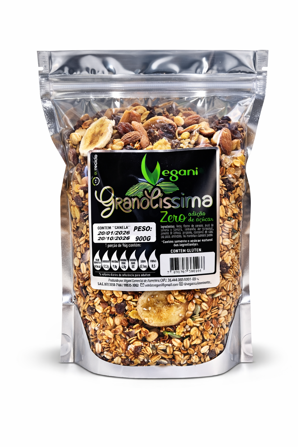 Granolas Vegani Granolíssima Zero Açúcar