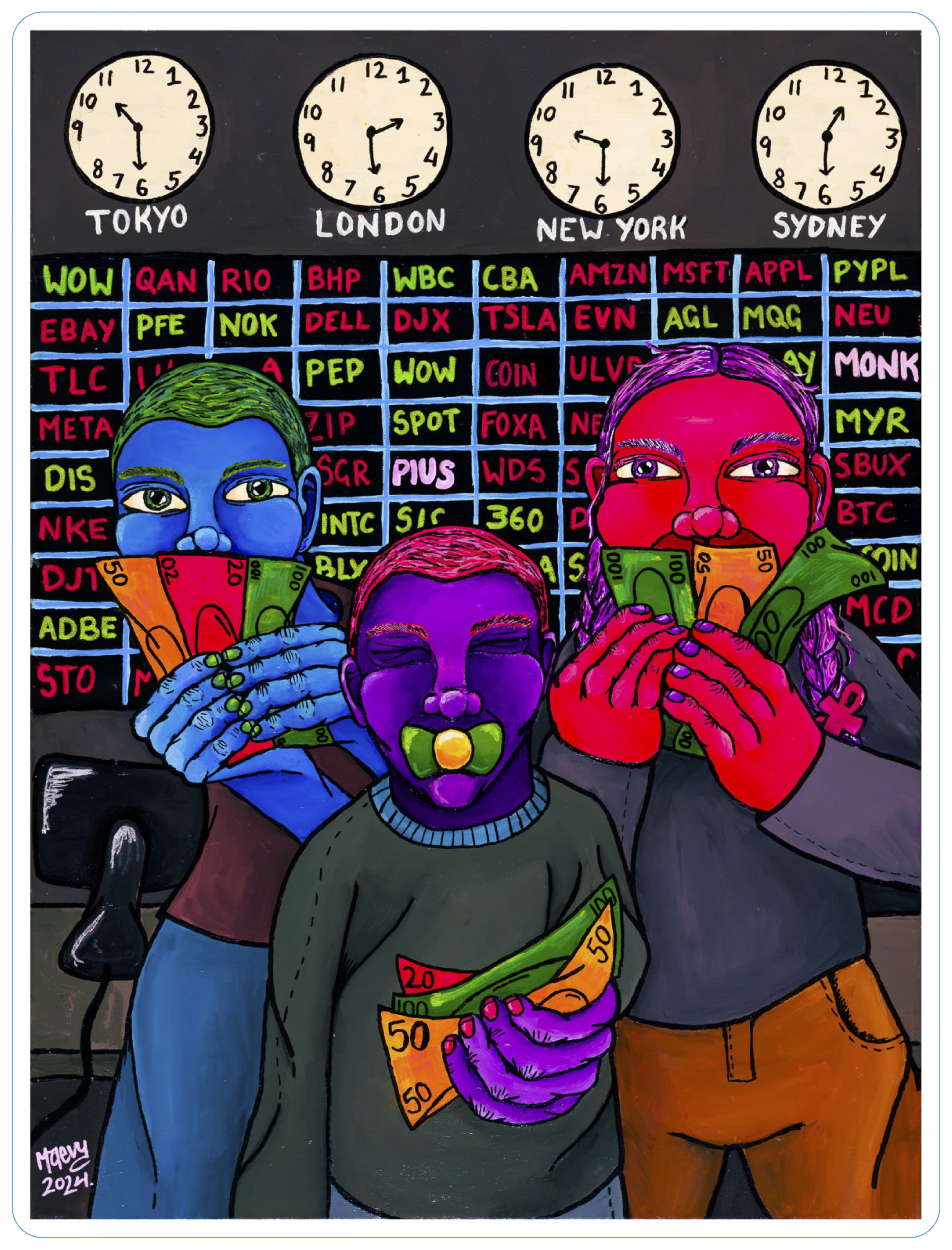 ‘Dad, our Futures are up’ Sticker