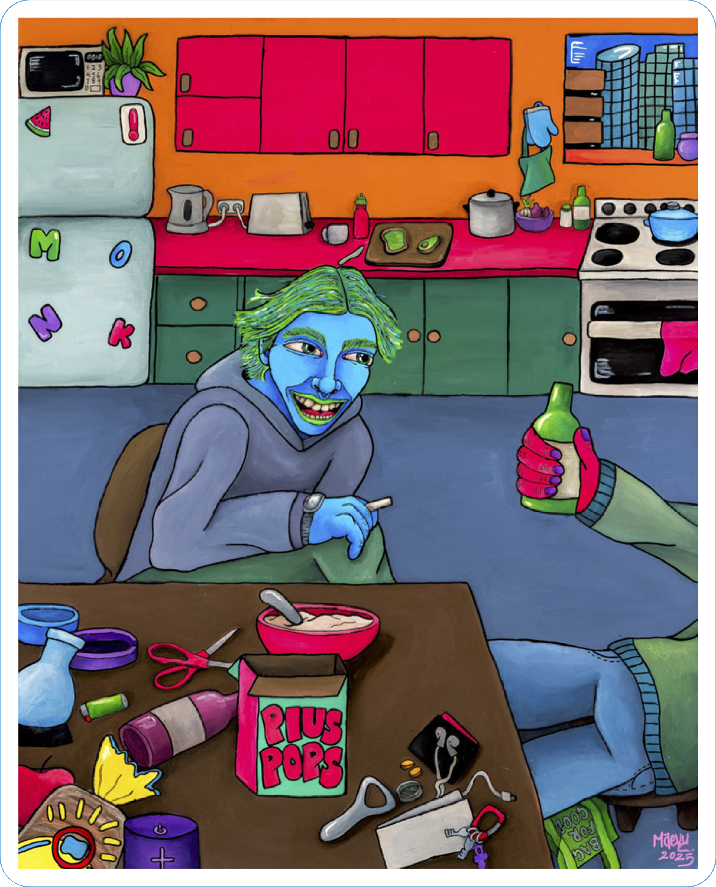 'Bevs at the Sharehouse'  Sticker