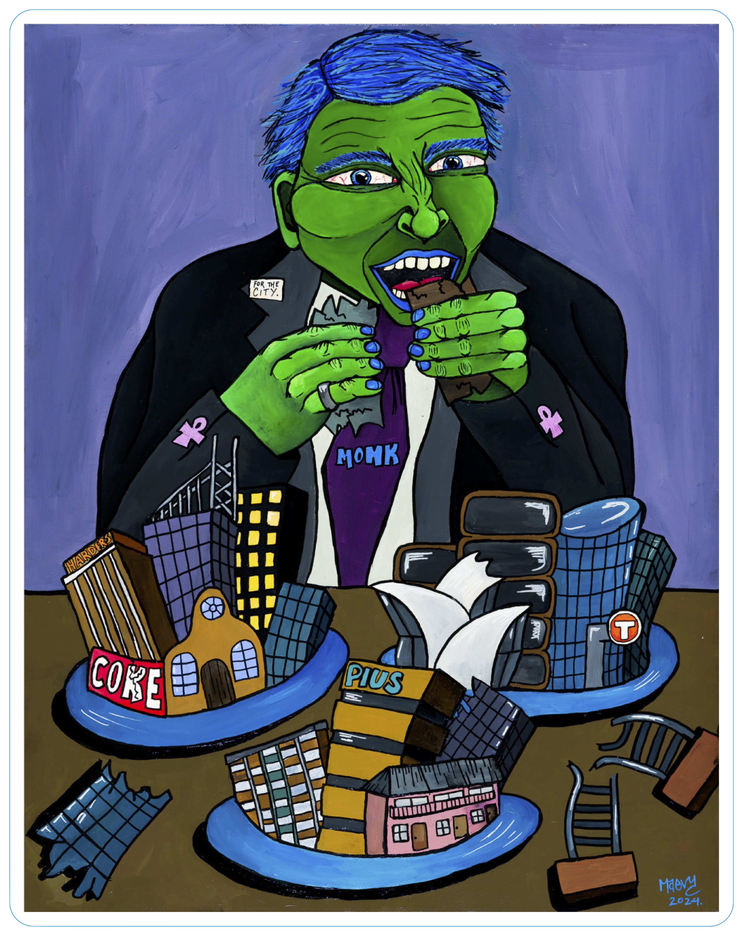 'Sydney Sizzler' Sticker 