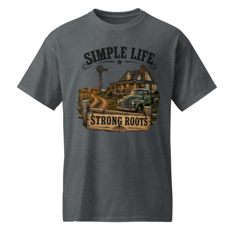 Farm/Country - Simple Life Theme(No Background) Premium T-Shirt