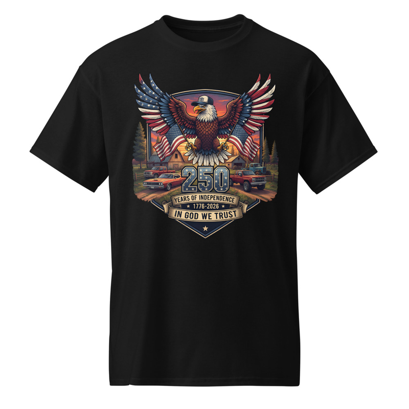 America 250 Eagle/Flag Country Theme Premium T-Shirt
