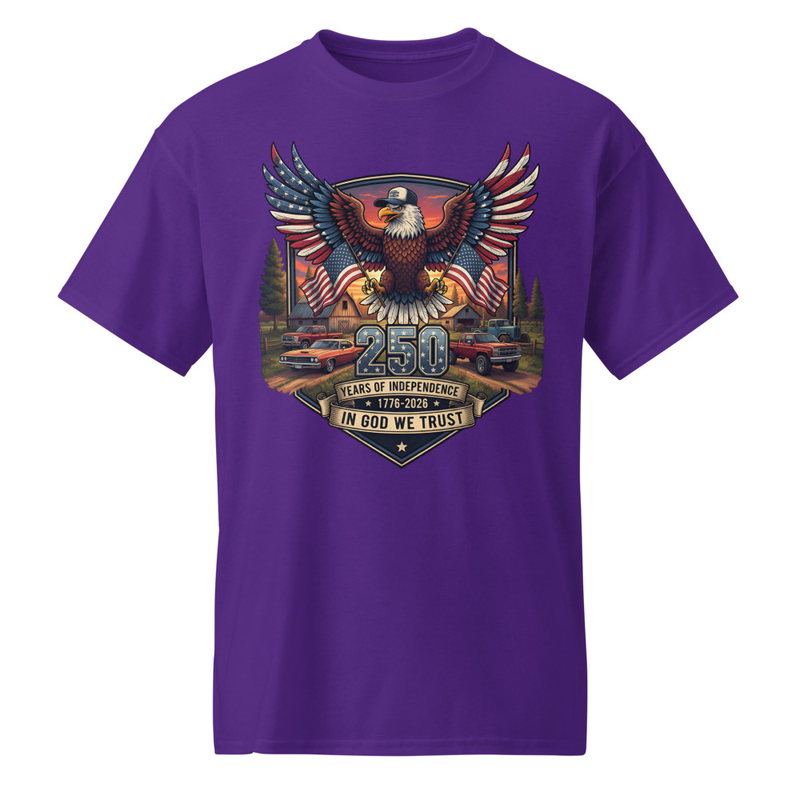 America 250 Eagle/Flag Country Theme Premium T-Shirt