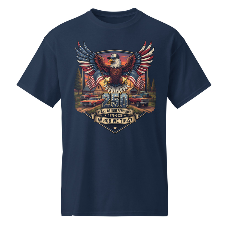 America 250 Eagle/Flag Country Theme Premium T-Shirt