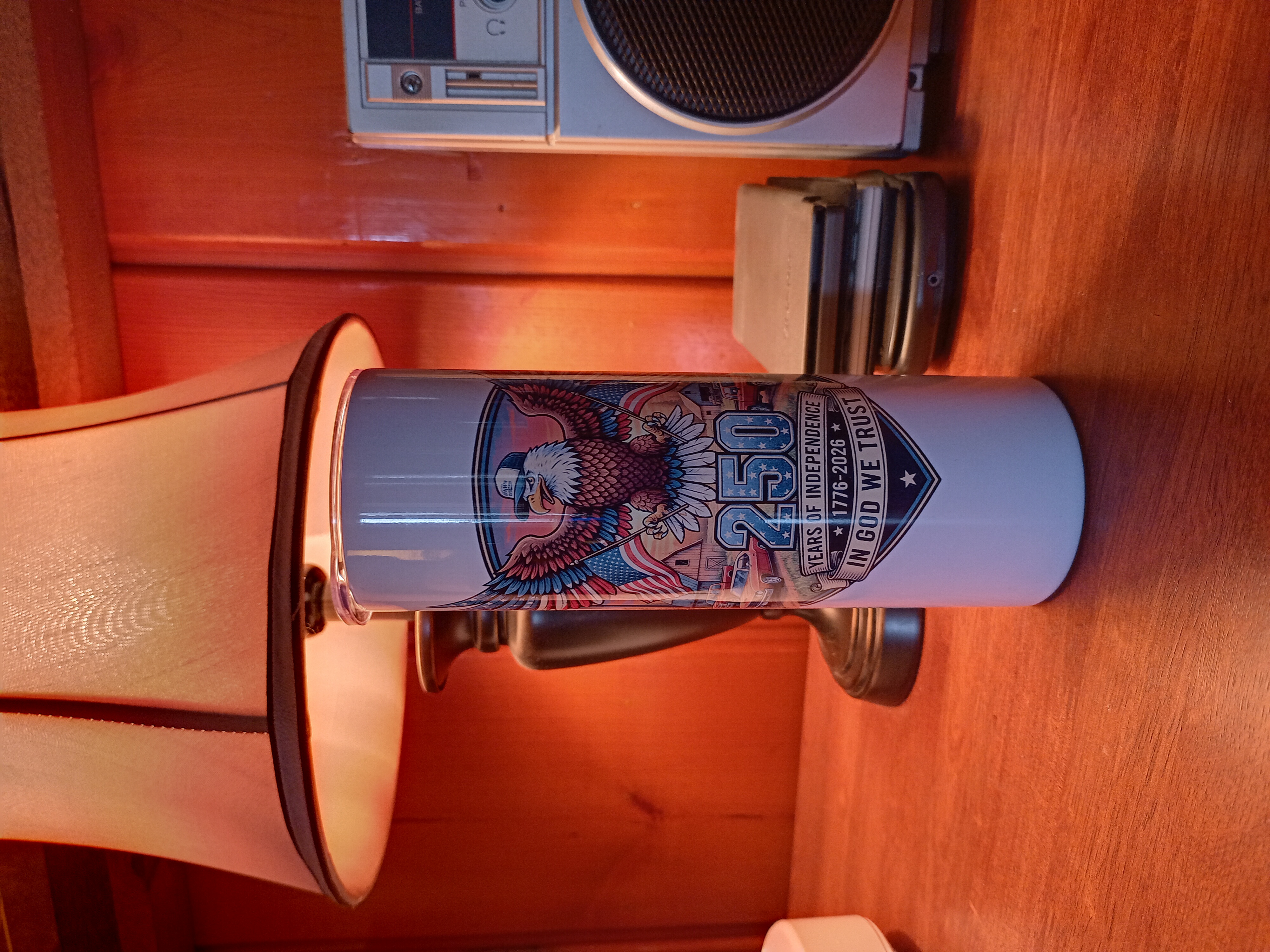 America 250 Patriotic Eagle Tumbler – 20oz Stainless Steel