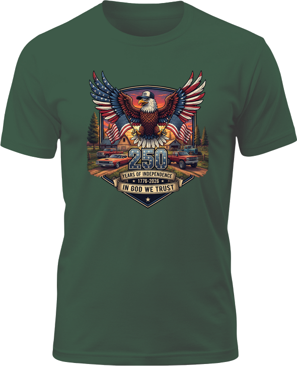 America 250 Eagle Shield Lightweight Tee