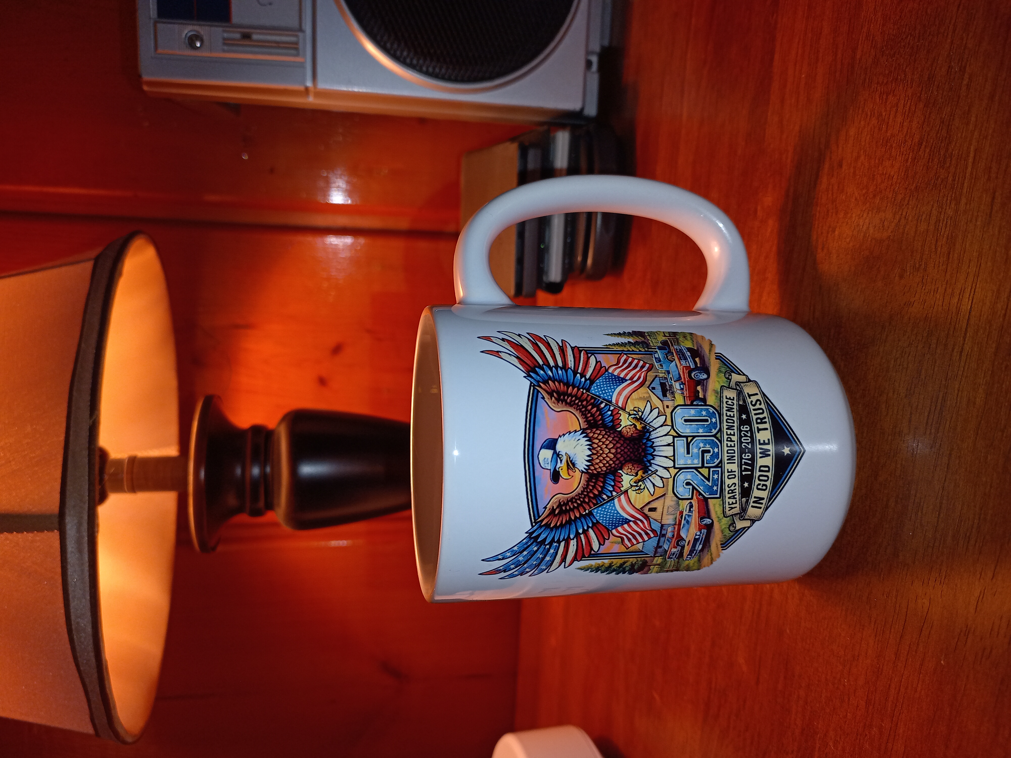 America 250 Patriotic Eagle Mug – 15oz Ceramic