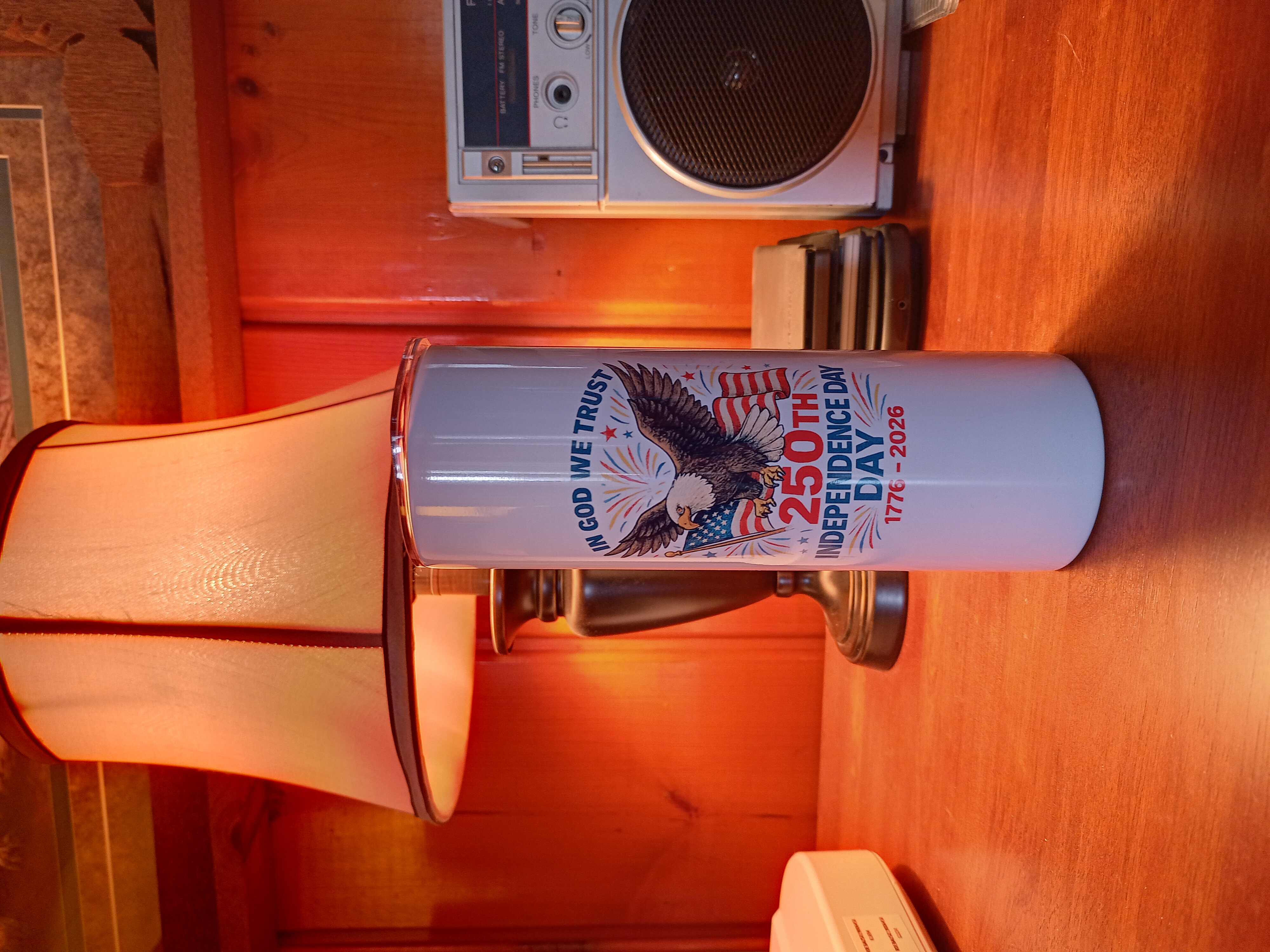 America 250 Patriotic Eagle Tumbler – 20oz Stainless Steel