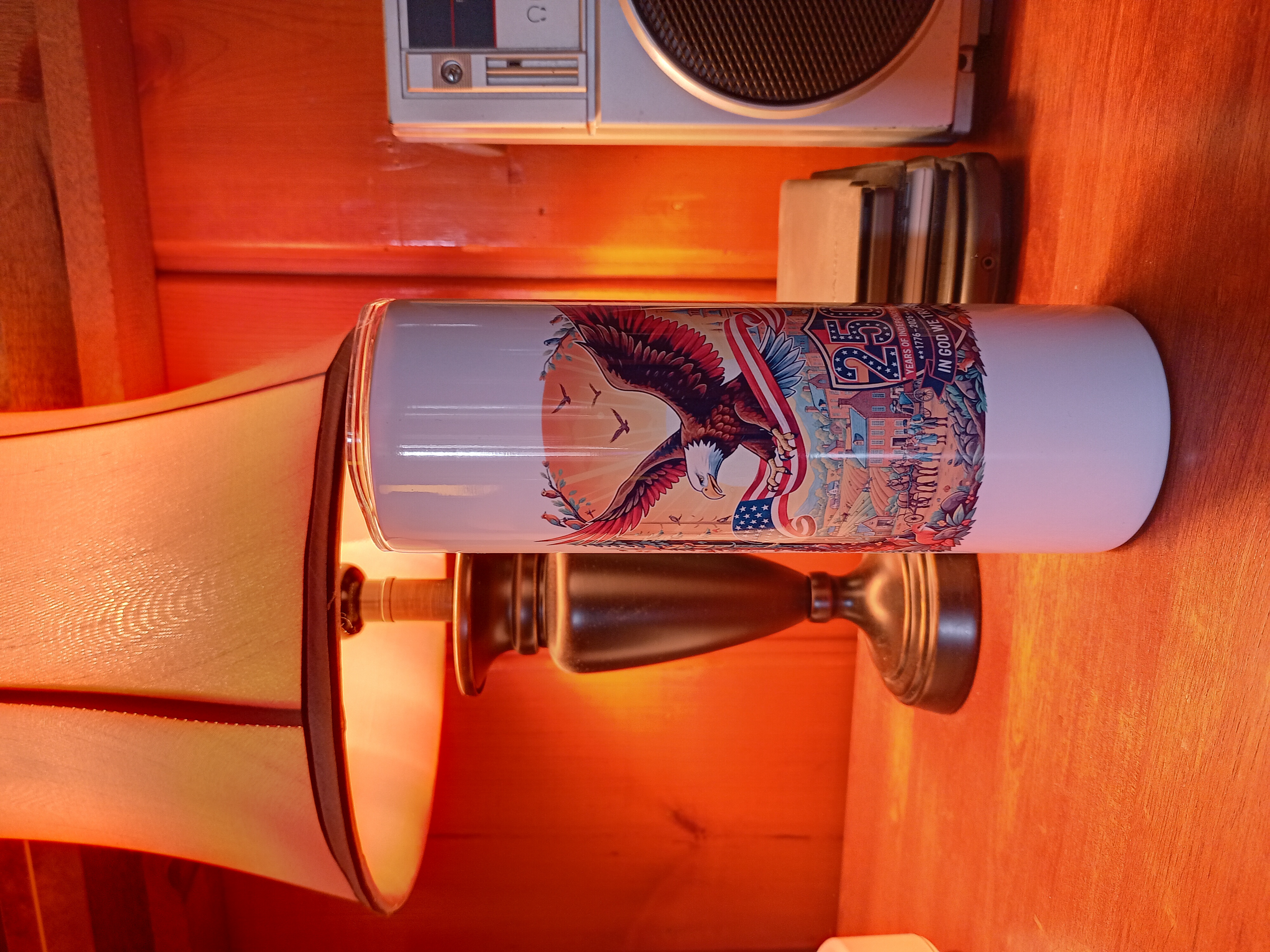 America 250 Patriotic Eagle Tumbler – 20oz Stainless Steel