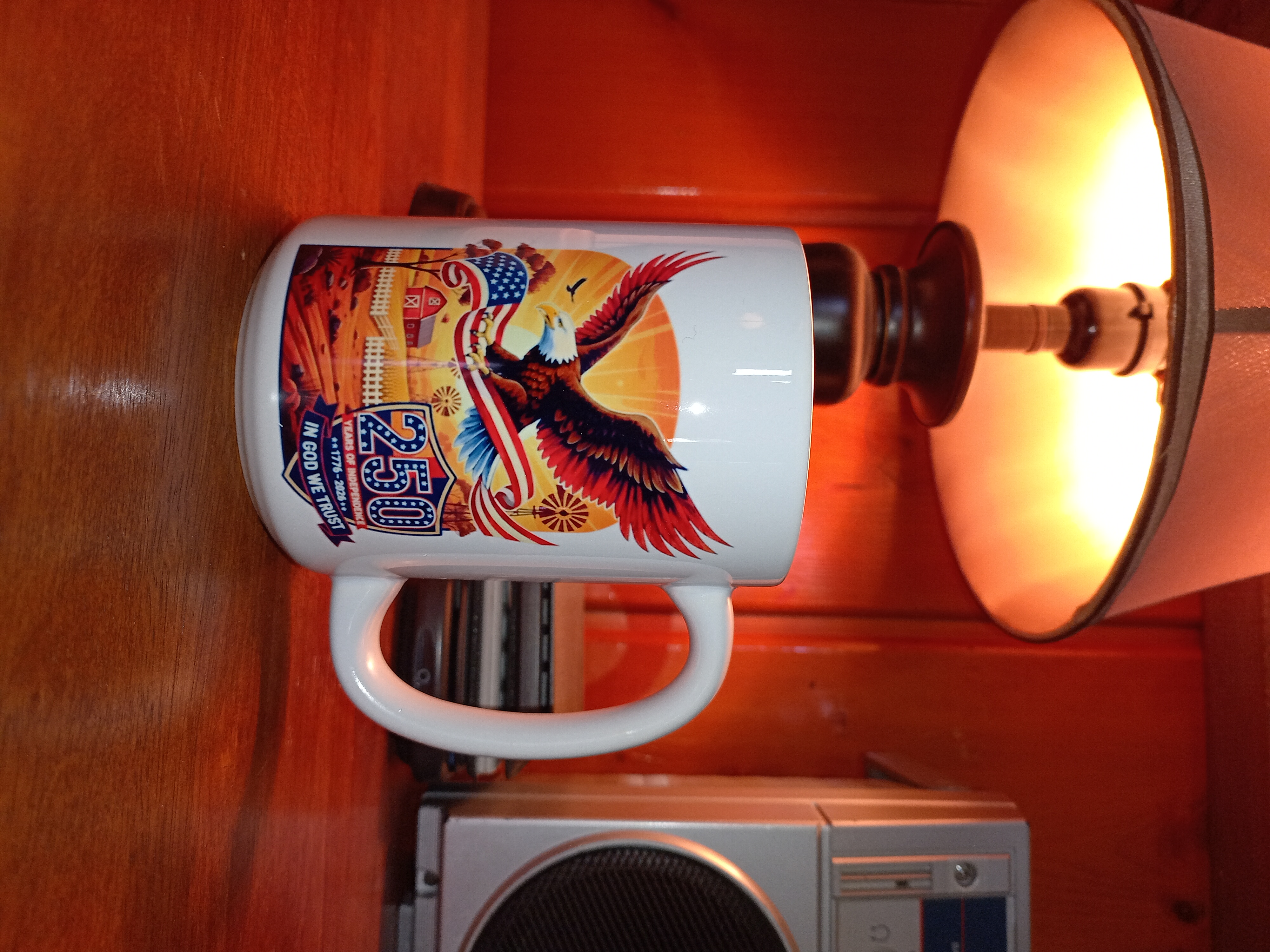 America 250 Patriotic Eagle Mug – 15oz Ceramic