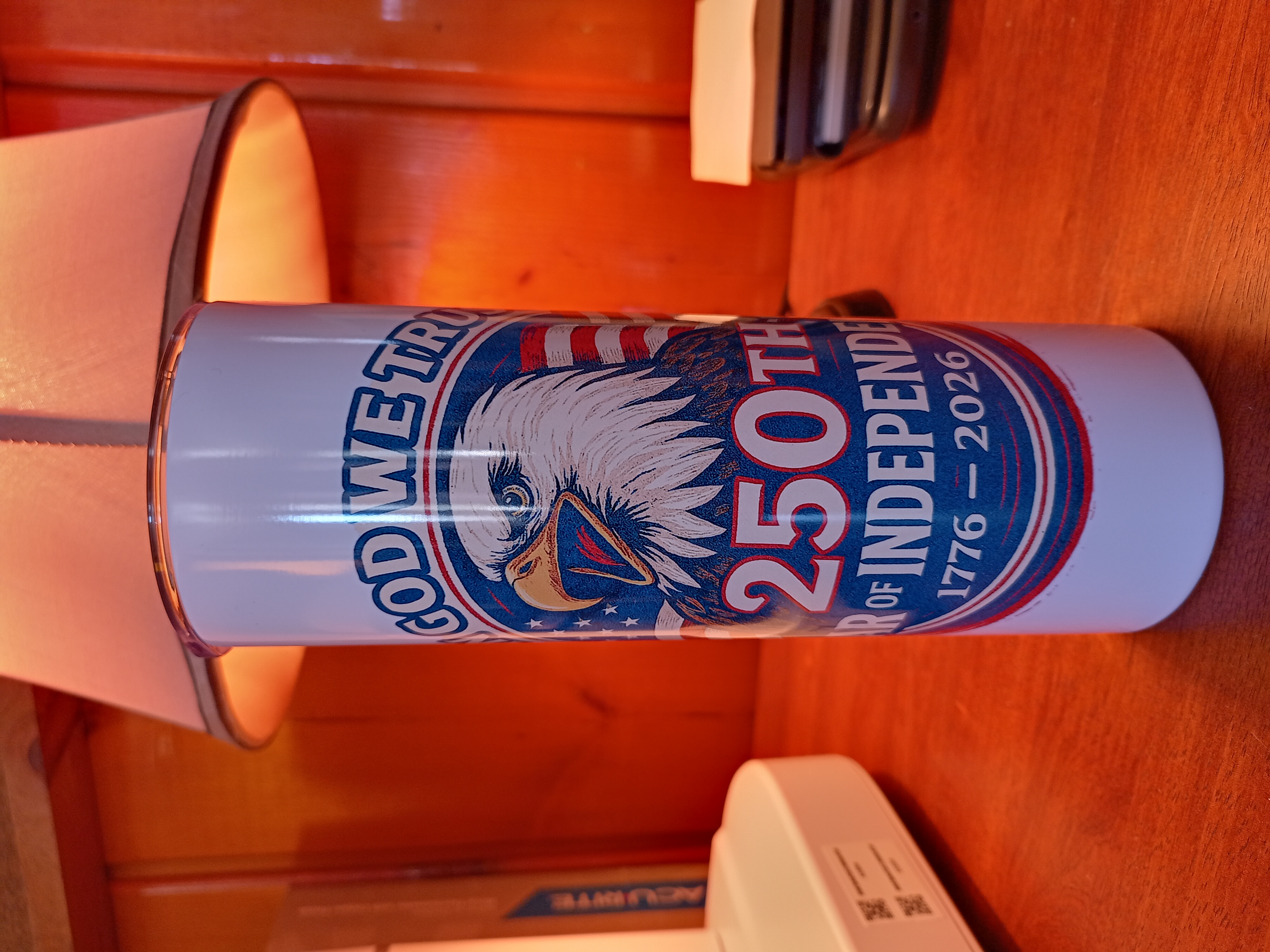 America 250 Patriotic Eagle Tumbler – 20oz Stainless Steel