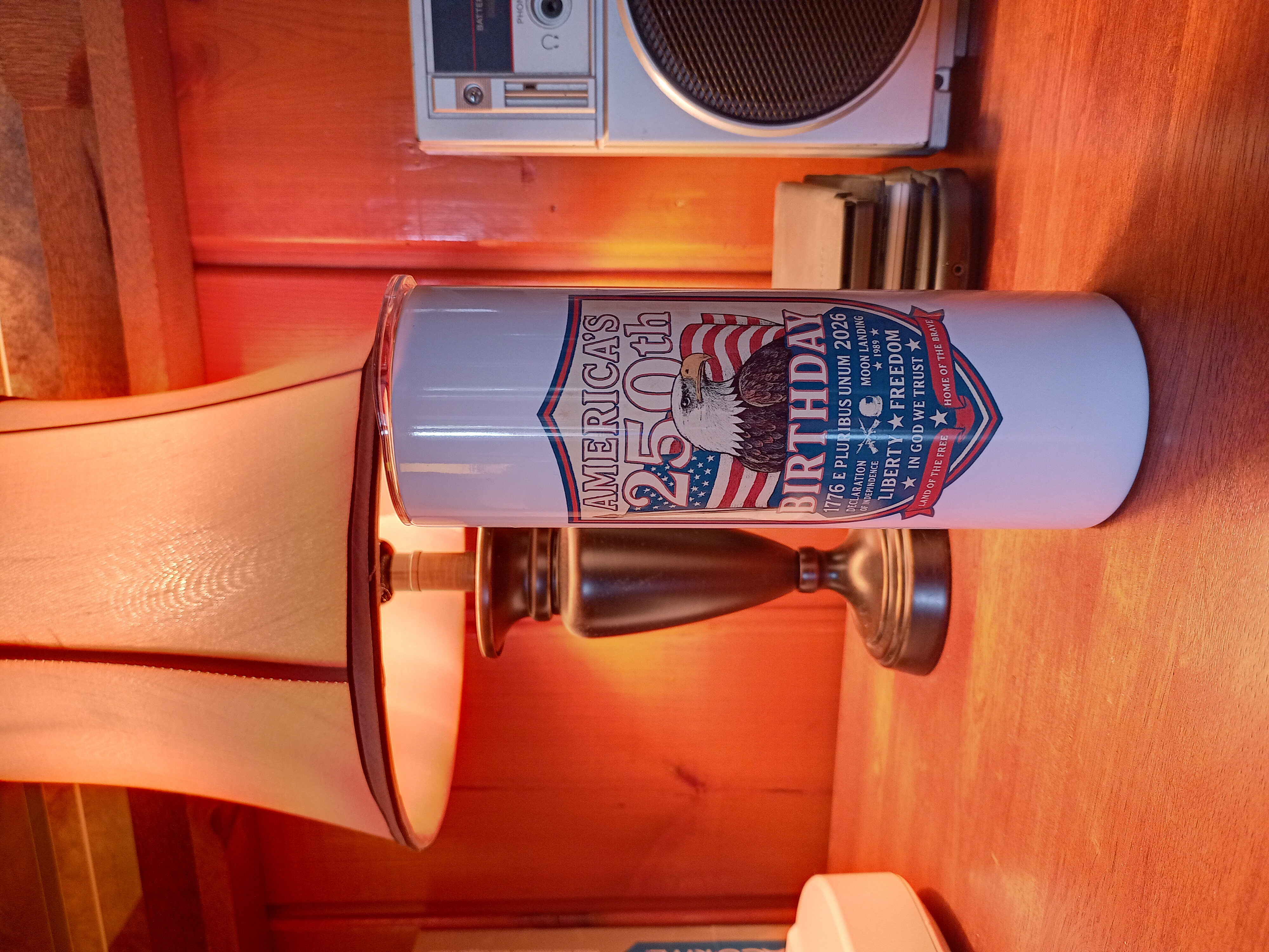 America 250 Patriotic Eagle Tumbler – 20oz Stainless Steel
