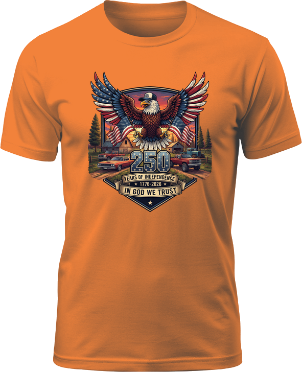 America 250 Eagle Shield Lightweight Tee