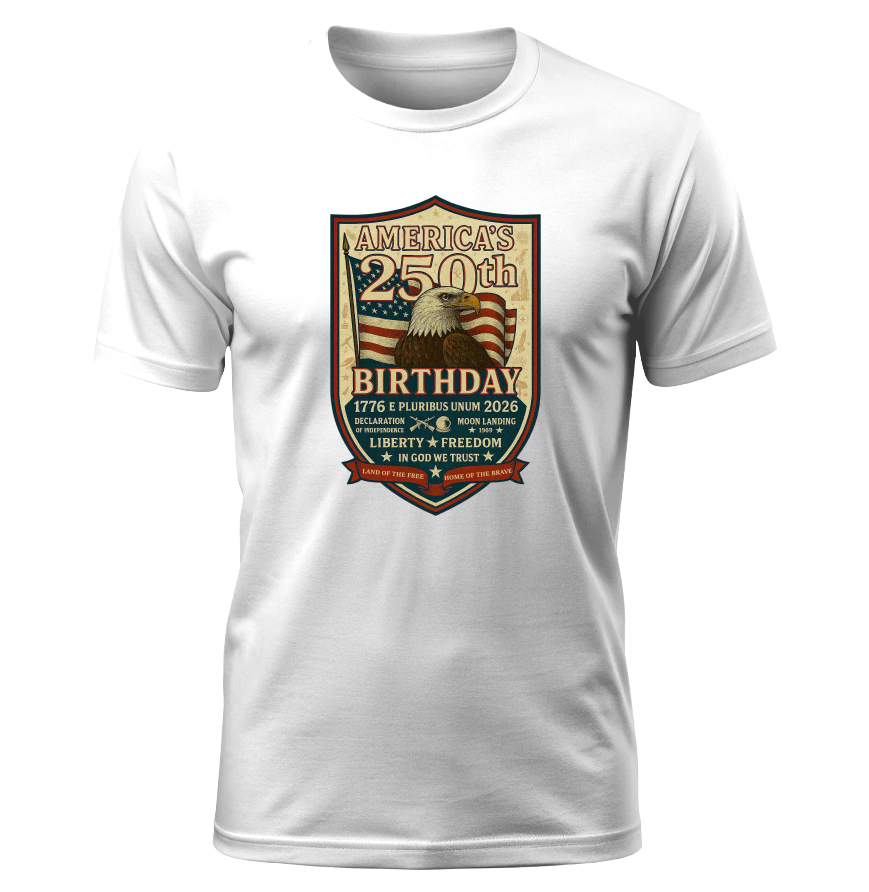 America 250 Eagle Shield Tee (Premium Edition)