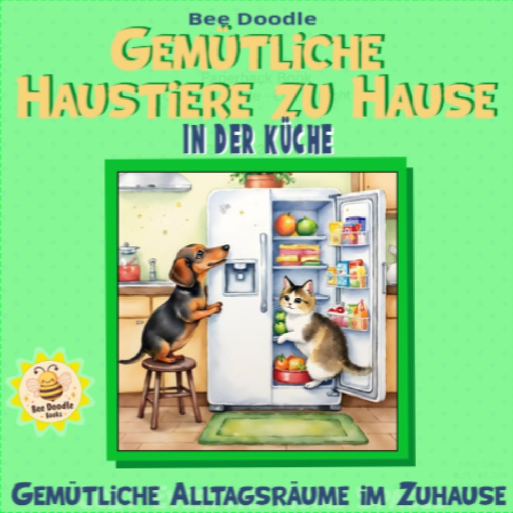 Gemütliche Haustiere zu Hause In der Küche 
