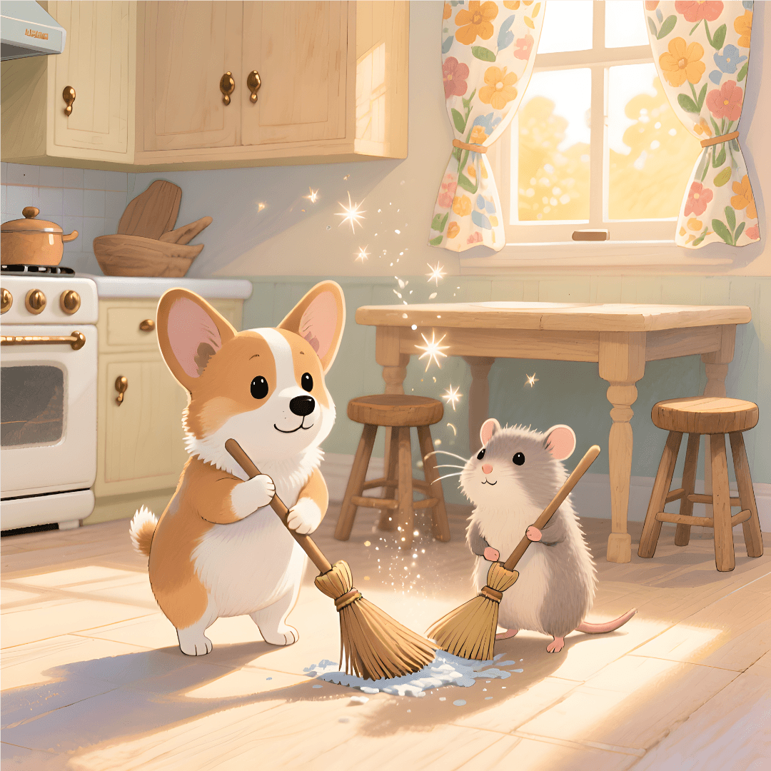 Cozy Pets at Home: In the Kitchen