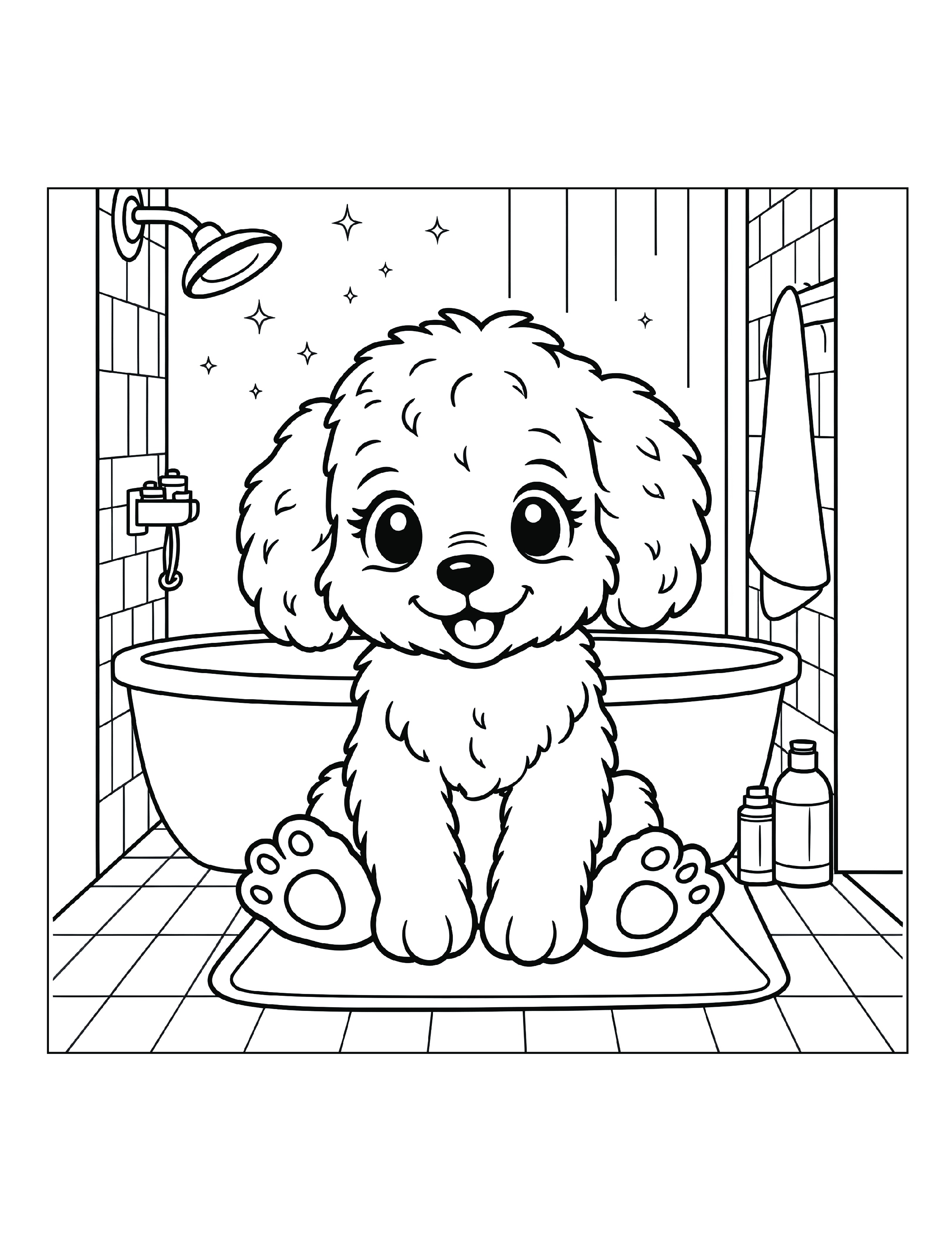 Cozy Pets at Home: In the Bathroom - Mini