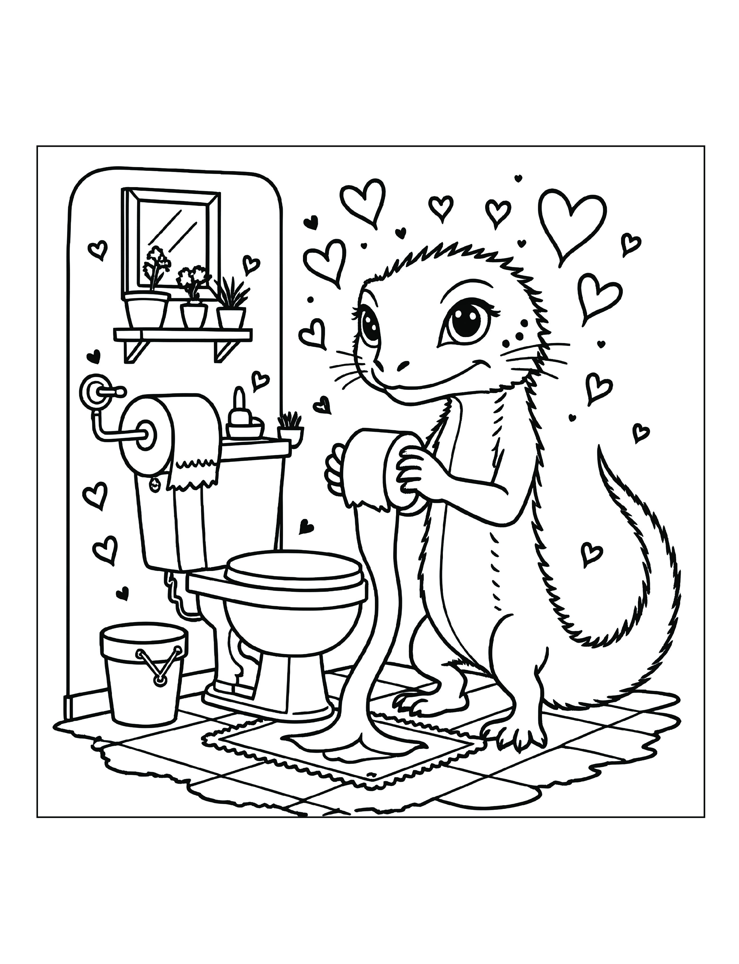 Cozy Pets at Home: In the Bathroom - Mini