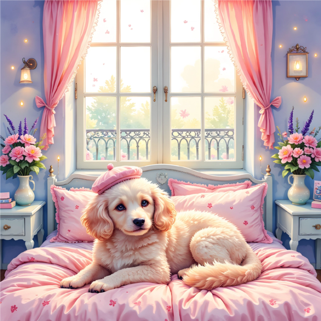 Animaux Douillets à la Maison Dans la Chambre