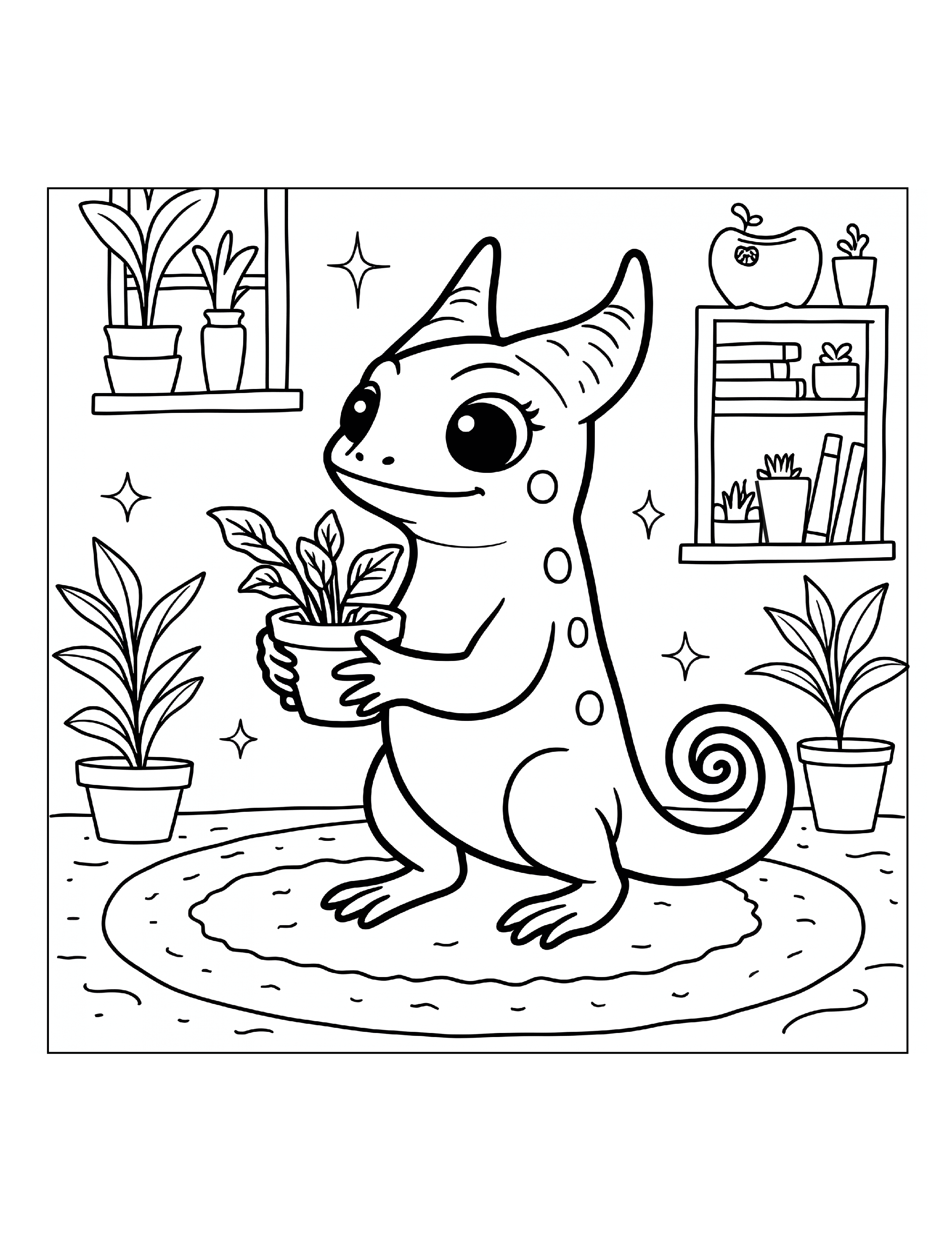 Cozy Pets at Home: In the Living Room