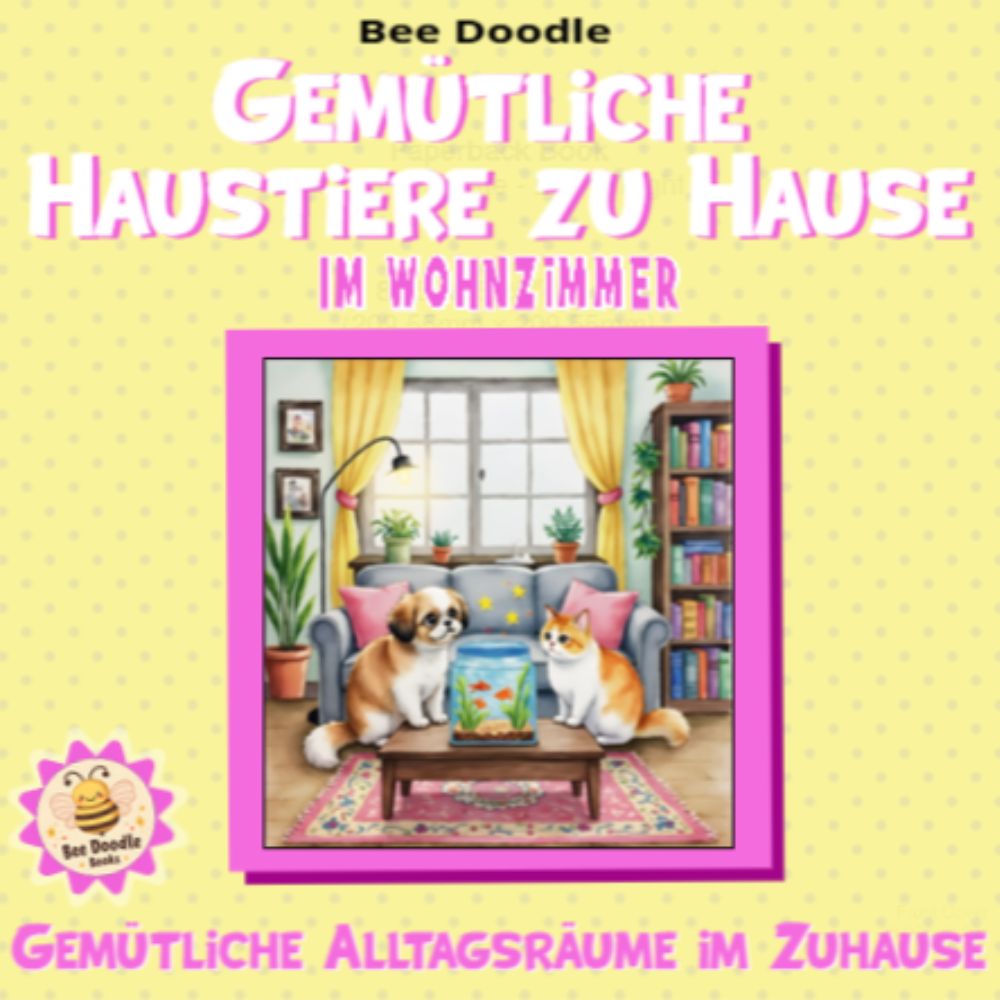 Gemütliche Haustiere zu Hause Im Wohnzimmer