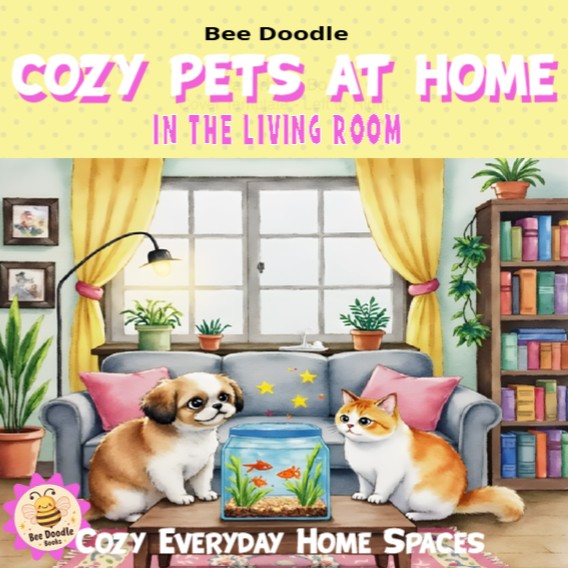 Cozy Pets at Home: In the Living Room