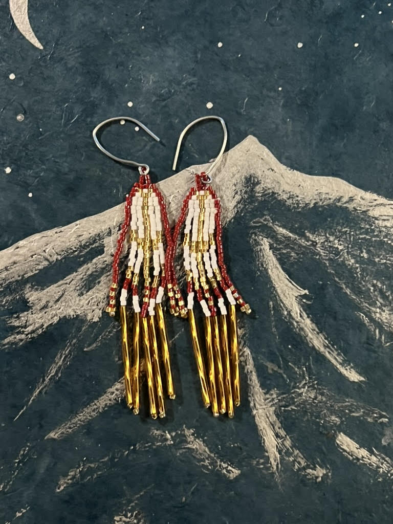 Gold Hook Earrings