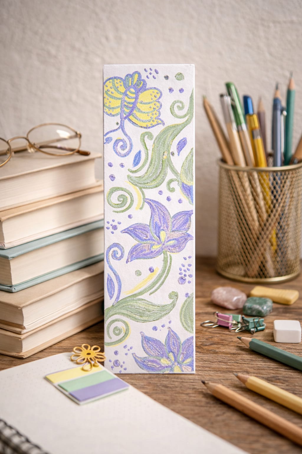Floral Art Bookmark