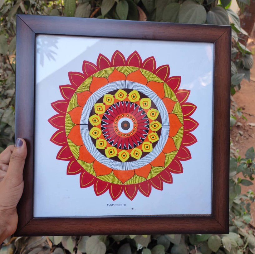 Mandala Art Framed Picture