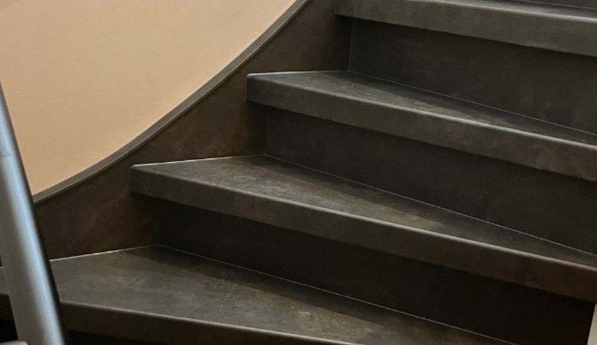 K-Stairs Donker Zandsteen dubbel overzettreden