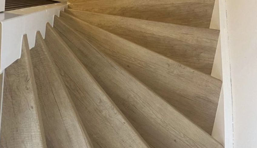 K-Stairs Hoogland eiken dubbel overzettreden