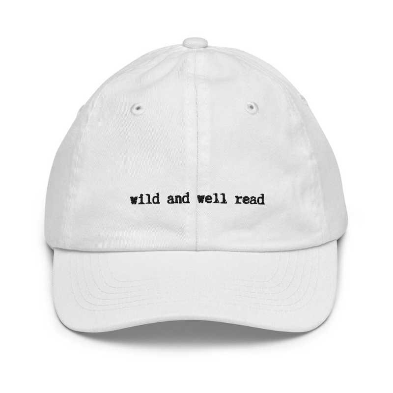 wild and well read - Youth baseball cap