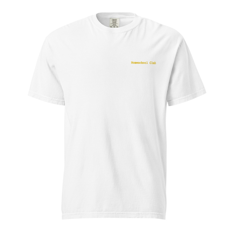 Homeschool Club - Adult Unisex garment-dyed heavyweight t-shirt