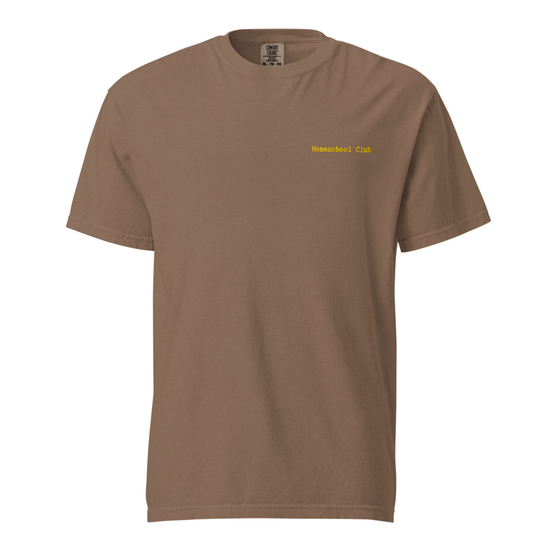 Homeschool Club - Adult Unisex garment-dyed heavyweight t-shirt