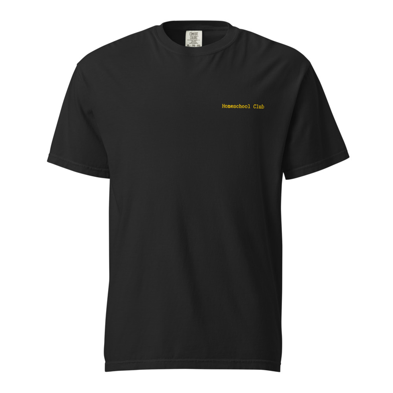 Homeschool Club - Adult Unisex garment-dyed heavyweight t-shirt