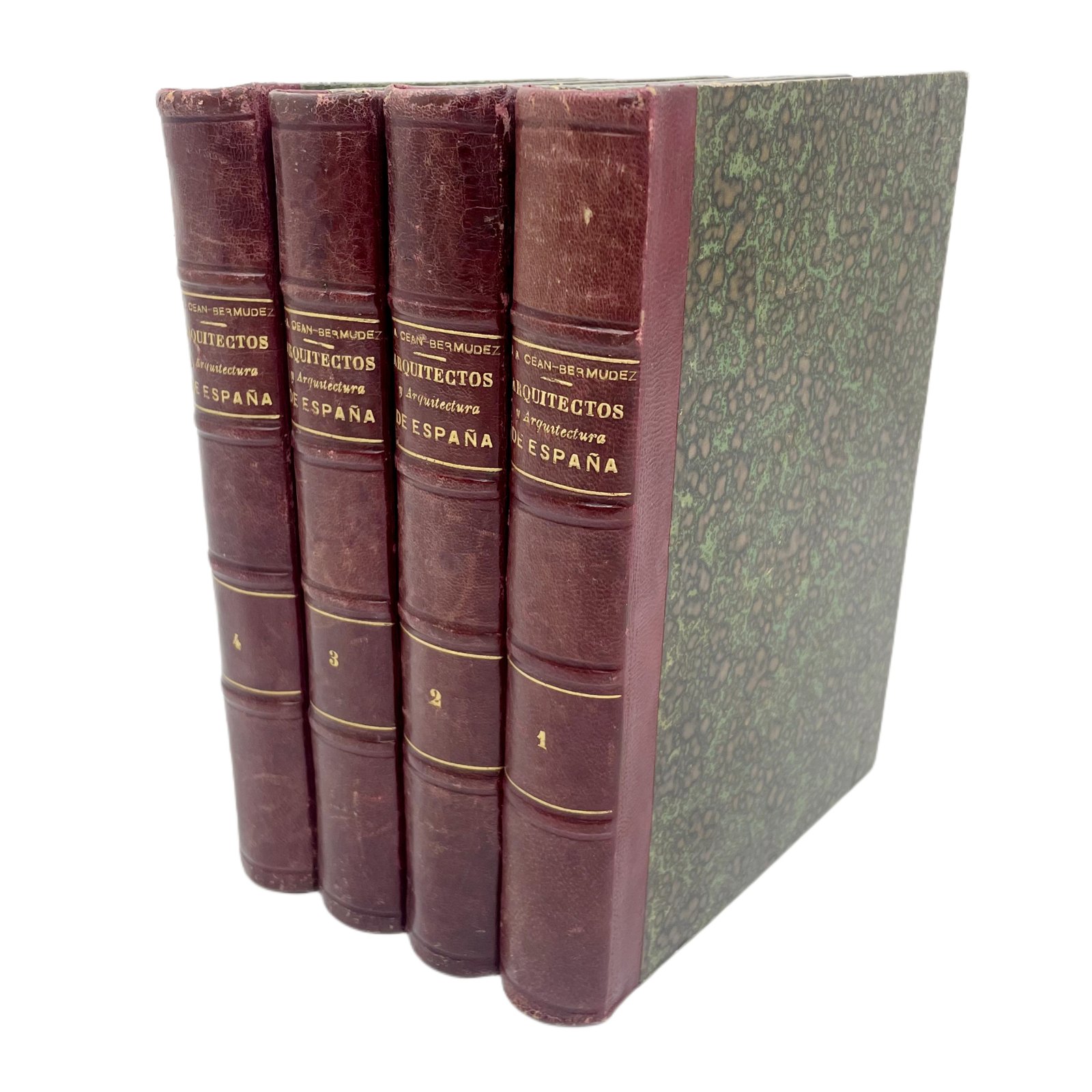 NOTICIAS DE LOS ARQUITECTOS Y ARQUITECTURA DE ESPAÑA DESDE SU RESTAURACIÓN POR EUGENIO LLAGUNO Y AMIROLA. ILUSTRADAS Y ACRECENTADAS CON NOTAS, ADICIONES Y DOCUMENTOS POR D. JUAN AGUSTÍN CEAN-BERMÚDEZ