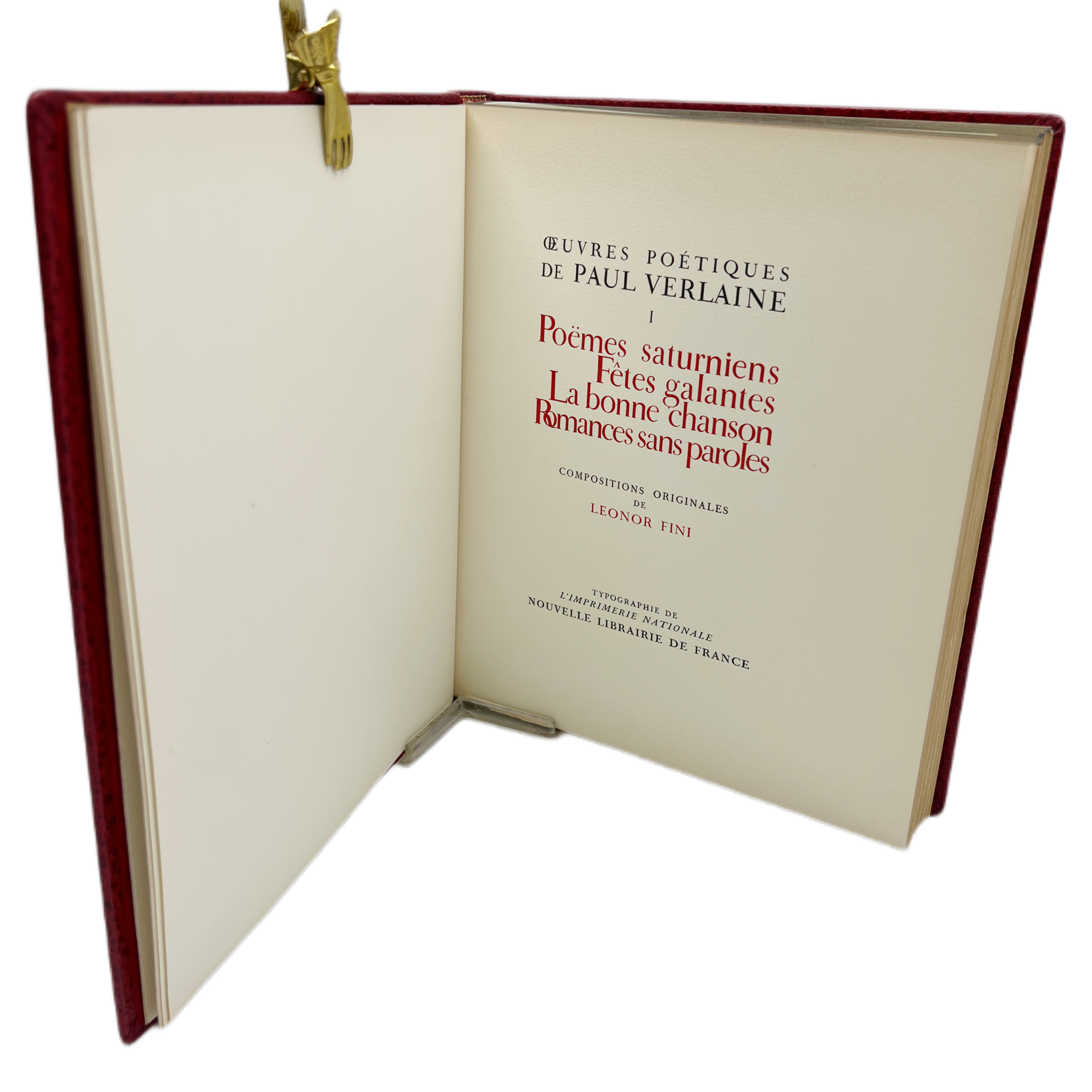 OEUVRES POETIQUES DE PAUL VERLAINE